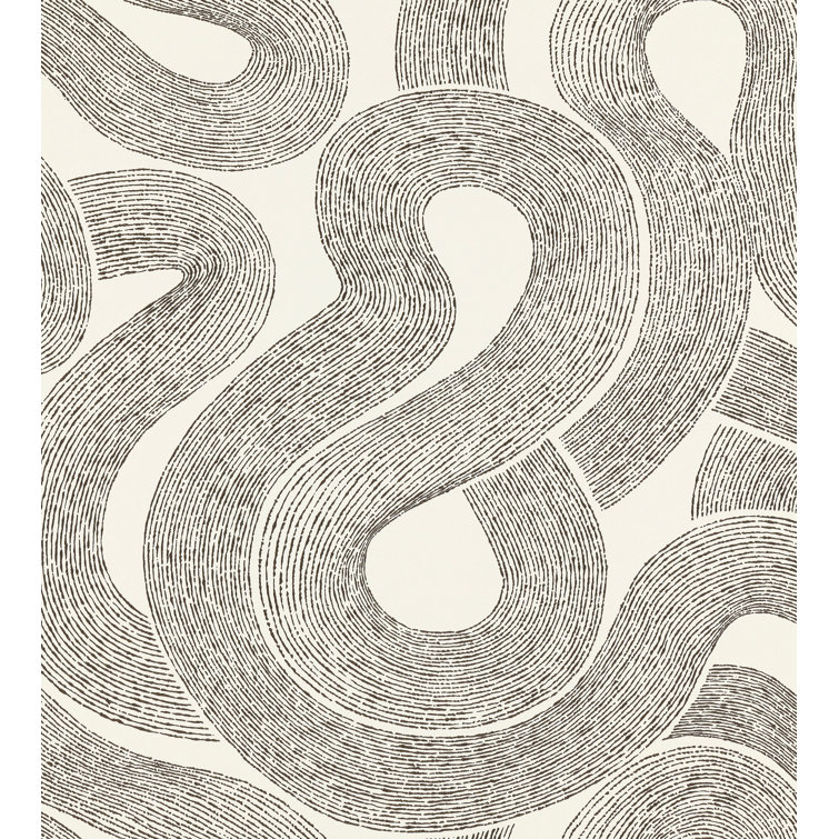 THSc Nippon Abstract Wallpaper Roll & Reviews Perigold